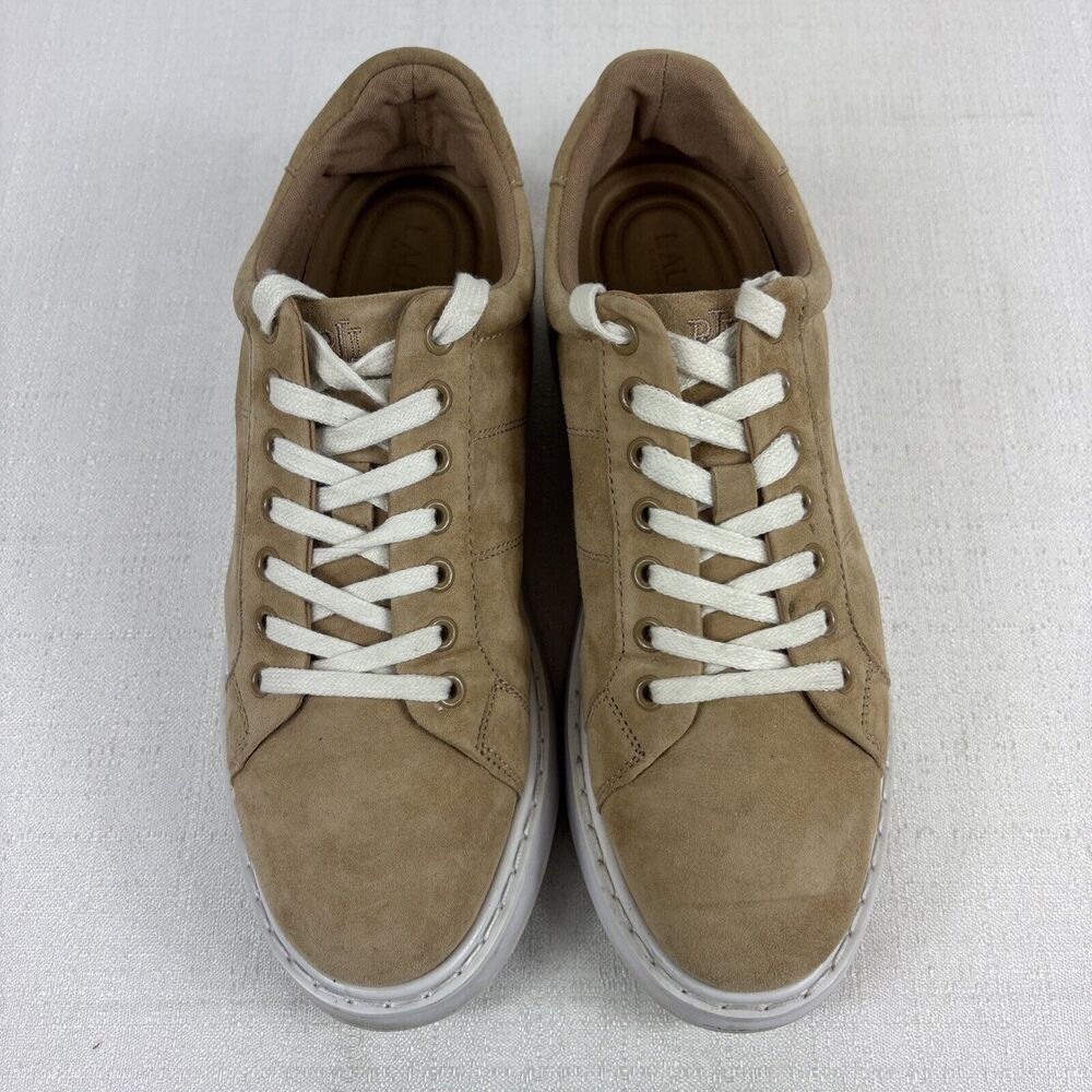 Lauren Ralph Lauren ANGELINE Brown Tan Suede Preowned Fashion Women's Size 8.5 - Picture 5 of 14